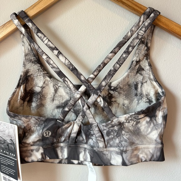 lululemon Energy Bra *Shibori Garment Dye B/C Cup Size 4 New With Tags - Picture 7 of 8